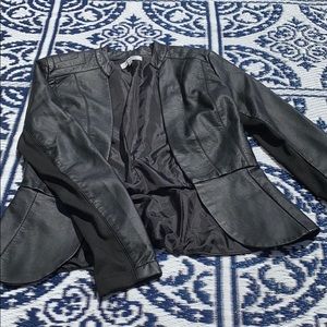 Faux leather jacket